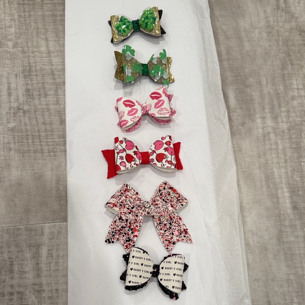 Charming Kids Hair Bow Collection - Multicolor